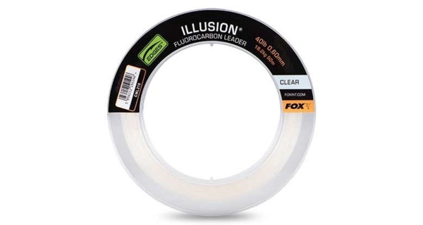 FOX - Fluorocarbon Edges Illusion Leader Naturals Clear 0,60 mm 18,2 kg 50 m