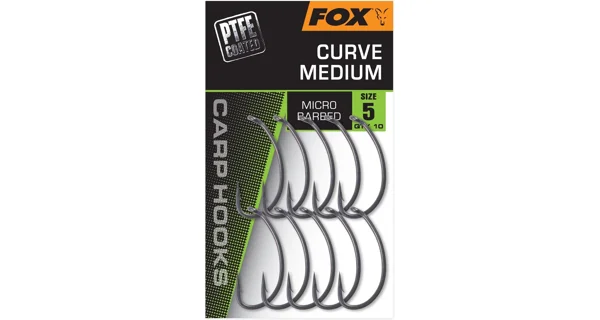 FOX - Háčky Curve Shank Medium vel. 2 10 ks