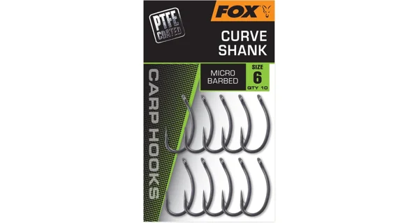 FOX - Hačky Curve Shank vel. 6 10 ks
