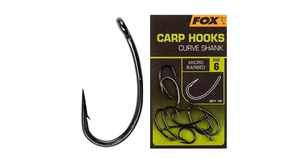 FOX - Háčky Curve Shank vel. 6