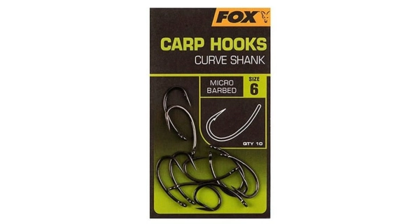 FOX - Háčky Curve Shank vel. 6