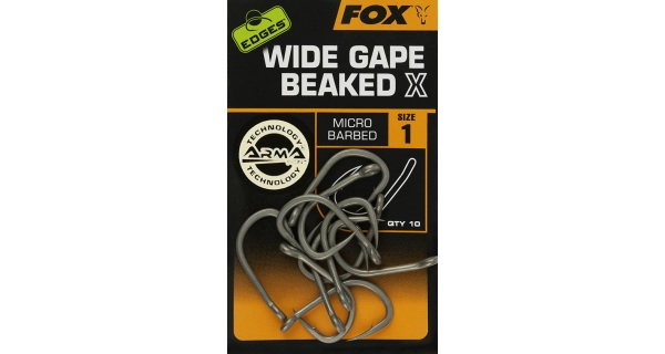 FOX - Háčky Edges Wide Gape Beaked X Hooks vel. 2 10 ks