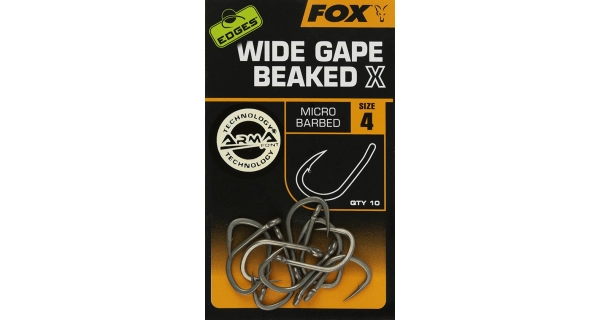 FOX - Háčky Edges Wide Gape Beaked X Hooks vel. 2 10 ks