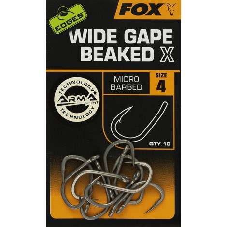 FOX - Háčky Edges Wide Gape Beaked X Hooks vel. 4 10 ks