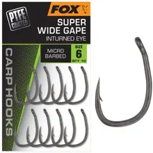 FOX - Háčky Super Wide Gape In-Turned Eye vel. 5 10 ks