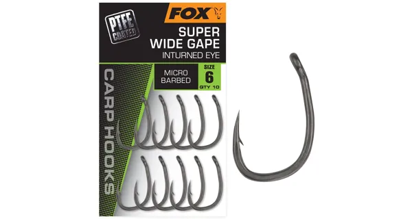 FOX - Háčky Super Wide Gape In-Turned Eye vel. 5 10 ks