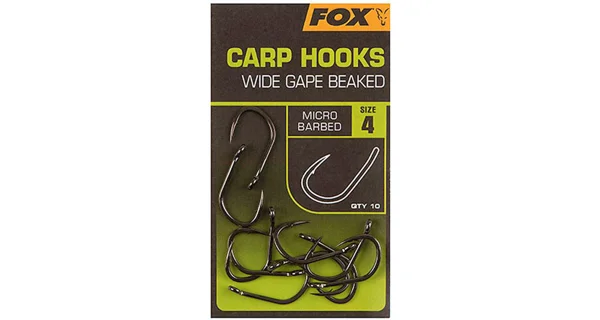 FOX - Háčky Wide Gape Beaked Carp vel. 4 10 ks