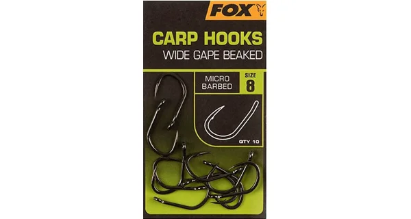 FOX - Háčky Wide Gape Beaked Carp vel. 8 10 ks