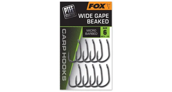 FOX - Háčky Wide Gape Beaked vel. 6 10 ks