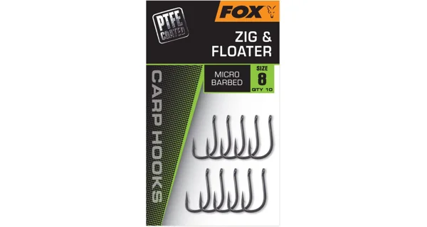 FOX - Háčky Zig & Floater  vel. 8 10 ks