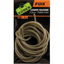 FOX - Hadička Edges Leader Silicone 0,5 mm Trans Khaki 1,5 m