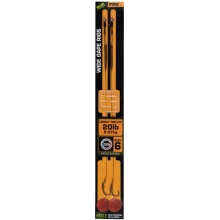 FOX - Hotový návazec Edges Wide Gape Rigs vel. 6 20 lb Camotex Semi Stiff 2 ks