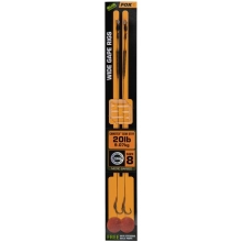 FOX - Hotový návazec Edges Wide Gape Rigs vel. 8 20 lb Camotex Semi Stiff 2 ks