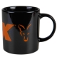 FOX - Hrnek Collection Ceramic Mug Black and Orange Logo 350 ml