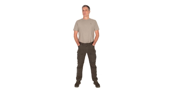 FOX - Kalhoty Khaki HD Combat Trousers vel. M