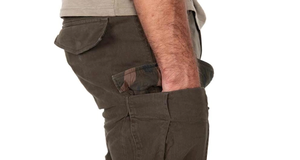 FOX - Kalhoty Khaki HD Combat Trousers vel. S