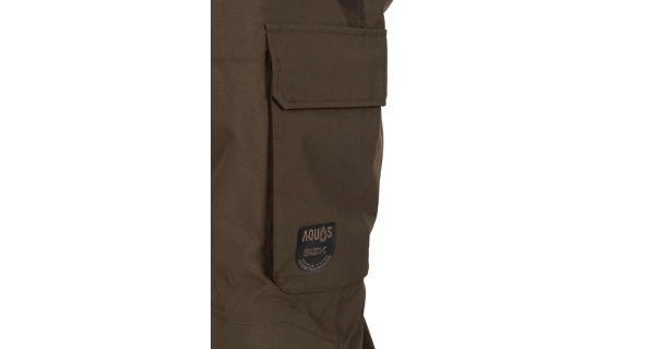 FOX - Kalhoty RS25K Khaki Salopettes vel. 2XL