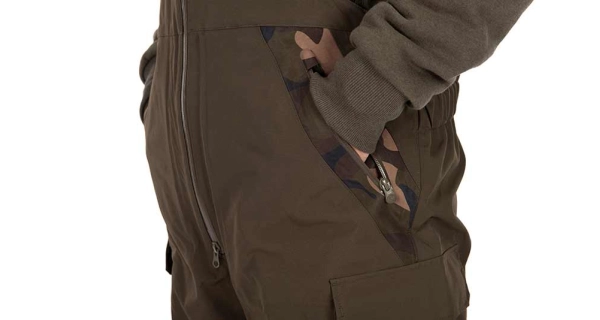 FOX - Kalhoty RS25K Khaki Salopettes vel. 2XL