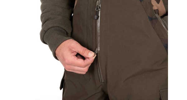 FOX - Kalhoty RS25K Khaki Salopettes vel. M