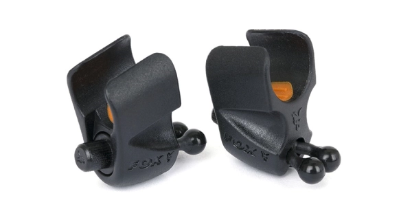 FOX - Klip na vlasec Black Label Adjustable Rod Clip 2 ks