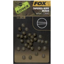 FOX - Korálky Edges Camo Tapered Bore Bead 30 ks - 4 mm