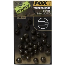 FOX - Korálky Edges Camo Tapered Bore Bead 30 ks - 6 mm