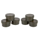 FOX - Krabička na nástrahy Edges Hookbait Pots Half 6 ks