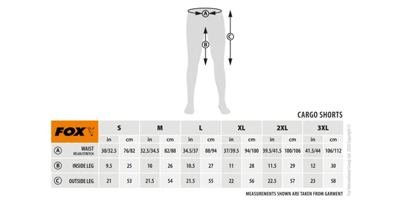 FOX - Kraťasy Camo Cargo Shorts vel. 2XL