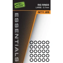 FOX - Kroužky Edges Essentials Rig Rings L 3,7 mm 25 ks