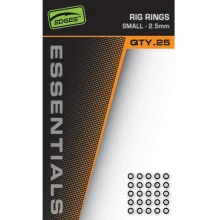 FOX - Kroužky Edges Essentials Rig Rings S 2,5 mm 25 ks