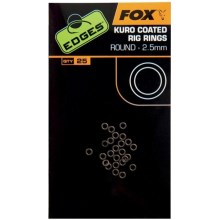 FOX - Kroužky Kuro Coated Rig Rings 25 ks 2,5 mm