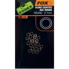 FOX - Kroužky Kuro Coated Rig Rings 25 ks 3,7 mm