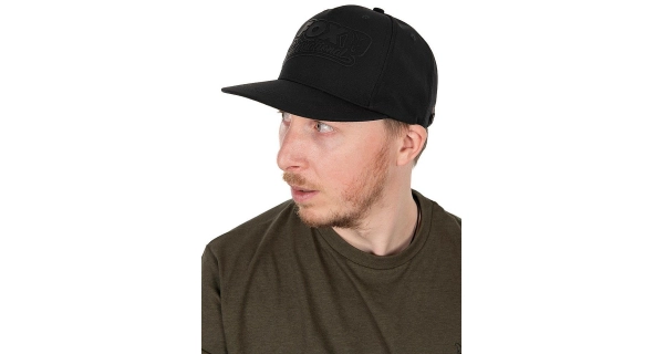 FOX - Kšiltovka Black/Camo Flat Peak Snapback Hat