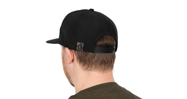 FOX - Kšiltovka Black/Camo Flat Peak Snapback Hat