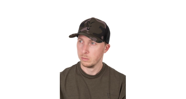 FOX - Kšiltovka Black Camo Trucker Cap