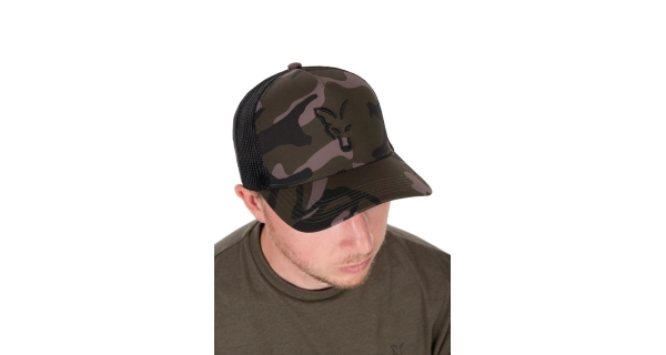 FOX - Kšiltovka Black Camo Trucker Cap