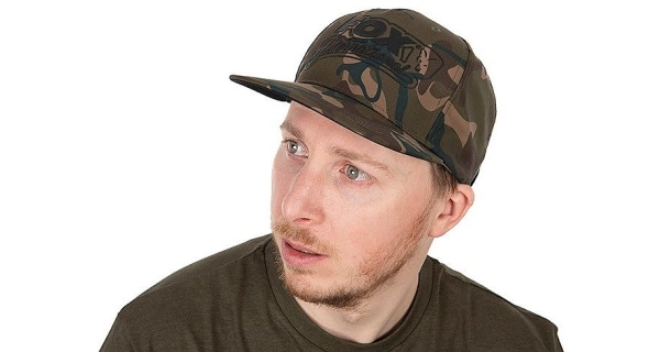 FOX - Kšiltovka Camo Flat Peak Snapback Hat