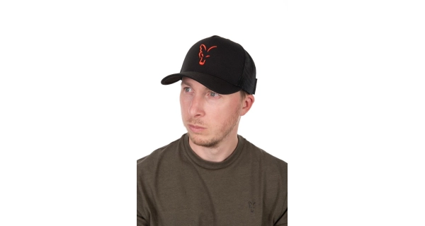 FOX - Kšiltovka Collection Trucker Cap 25 Black Orange