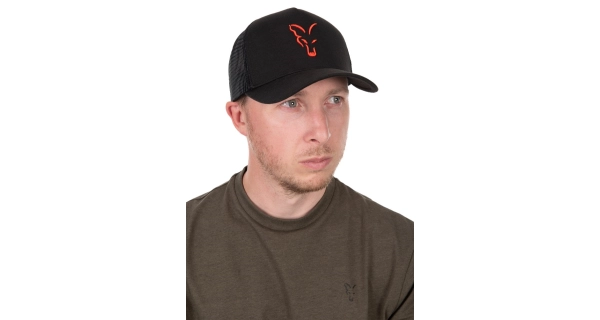 FOX - Kšiltovka Collection Trucker Cap 25 Black Orange