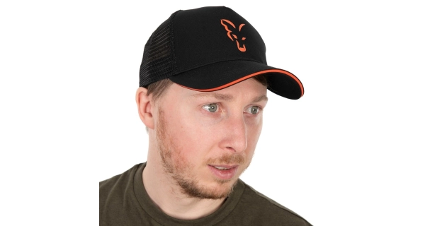 FOX - Kšiltovka Collection Trucker Cap Black Orange