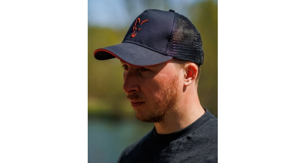 FOX - Kšiltovka Collection Trucker Cap Black Orange