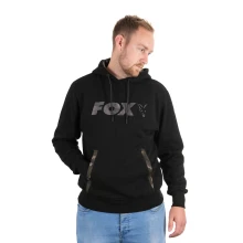 FOX -  Mikina Black/Camo Hoody vel. M