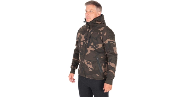 FOX - Mikina Camo Full Zip Prem Sherpa 310 Hoodie vel. S