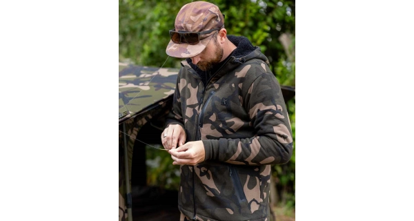 FOX - Mikina Camo Full Zip Prem Sherpa 310 Hoodie vel. XL