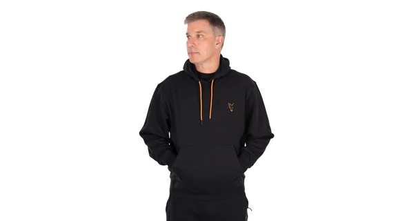FOX - Mikina Classic Hoody Black & Orange vel. L