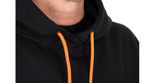 FOX - Mikina Classic Hoody Black & Orange vel. L