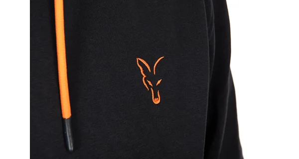 FOX - Mikina Classic Hoody Black & Orange vel. M