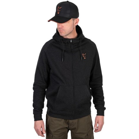 FOX - Mikina Collection LW Hoody Black & Orange vel. 2XL