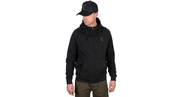 FOX - Mikina Collection LW Hoody Black & Orange vel. L