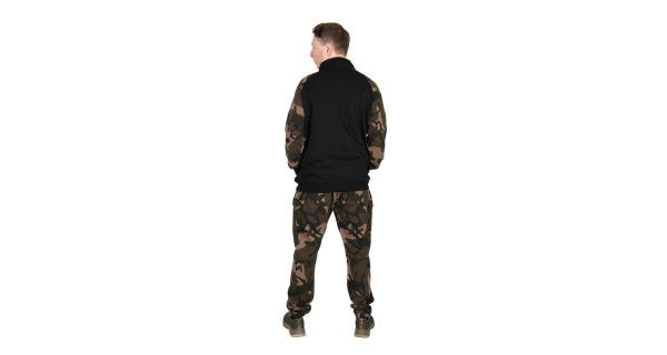FOX - Mikina LW Black Camo QTR Zip vel. 3XL